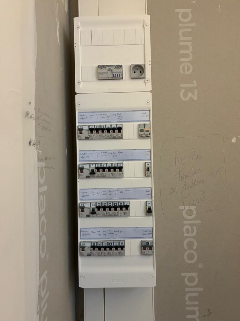 Installation d'unb tableau d’une Reno complète